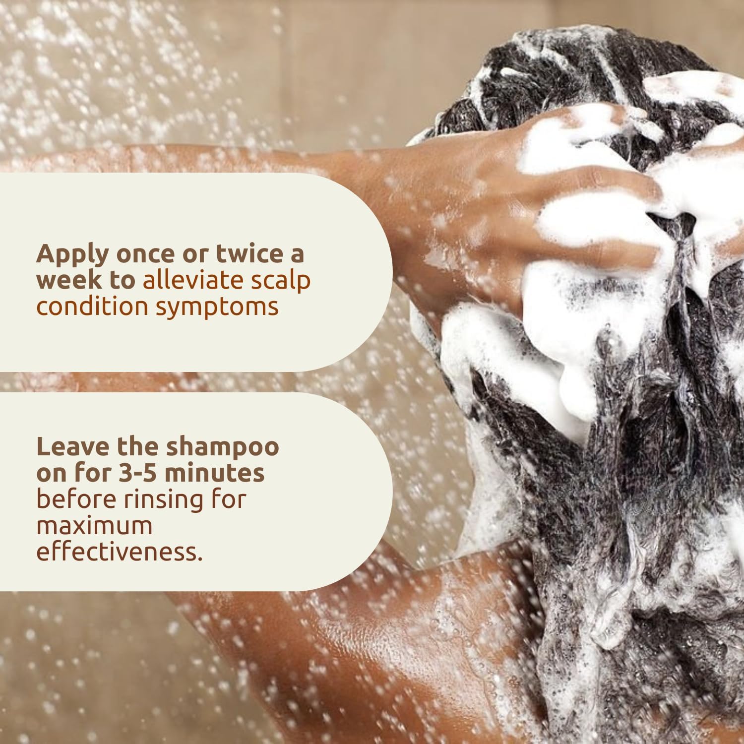 Detalle 2 de Polytar Scalp Shampoo for Scalp Conditions with Coal Tar Formula (150ml)