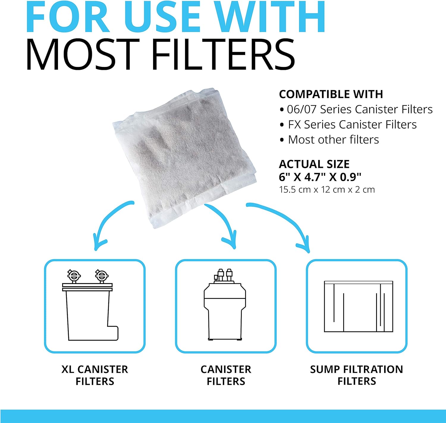 Detalle de Fluval Clearmax élimine le phosphate – clarificateur d’eau en médias de filtration chimique (300 g)