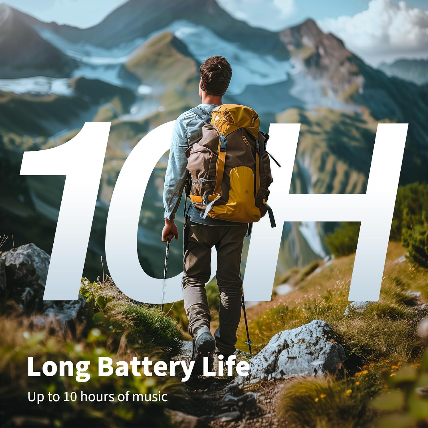 Thumbnail 5 de PSIER Bone Conduction Headphones 10H Bluetooth 5.4