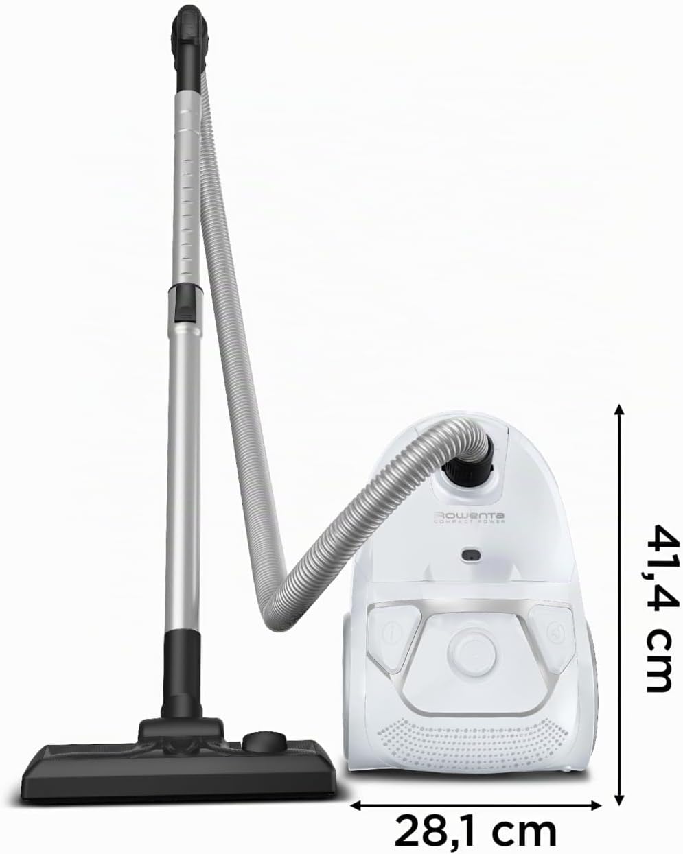 Detalle 2 de Rowenta Compact Power Aspirateur avec sac RO3927EA – 900 W max, 3 L