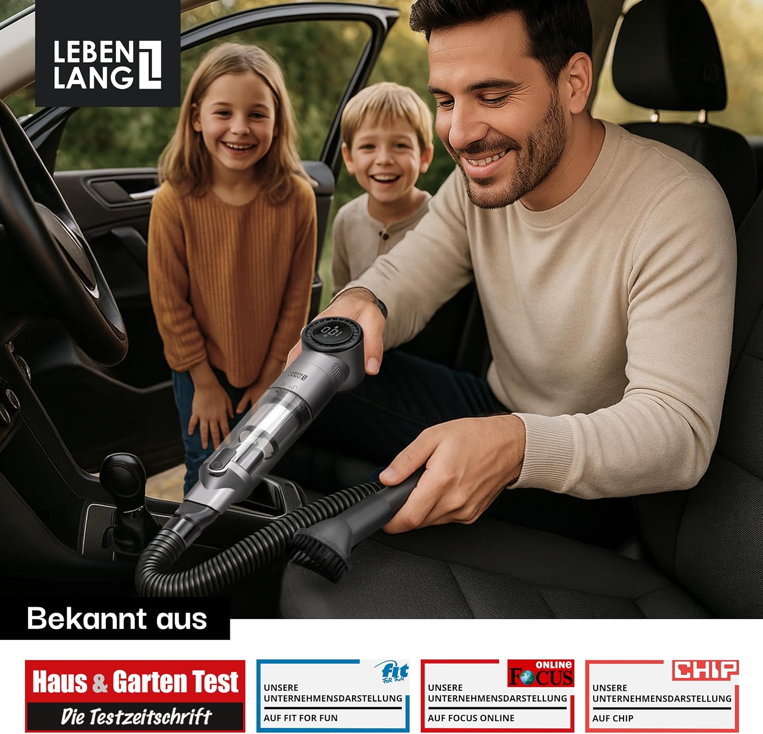 Detalle 2 de LEBENLANG Handstaubsauger 17000PA đź§ą