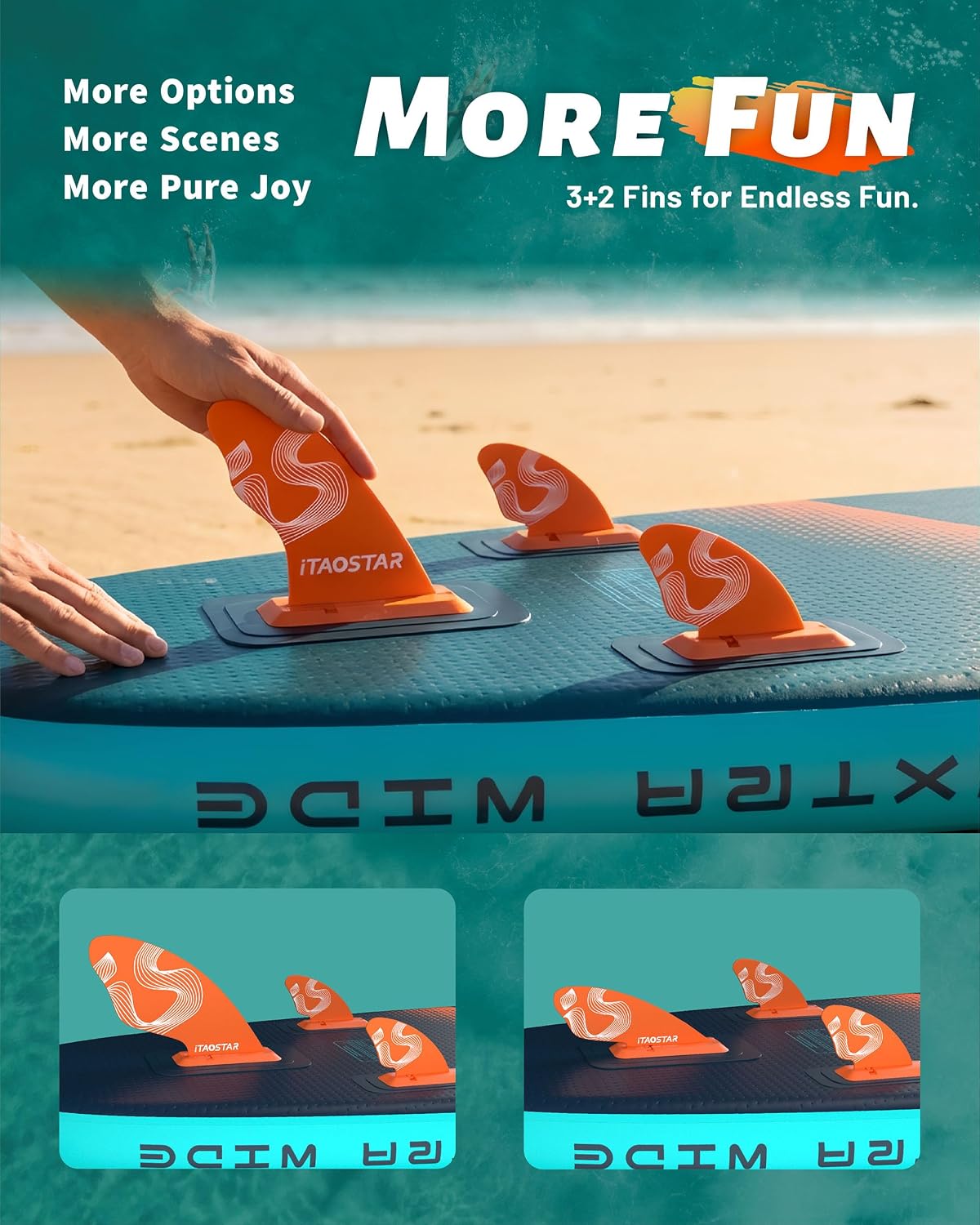 Thumbnail 4 de iTAOSTAR Lead 12' x 35" Inflatable SUP 450 lb