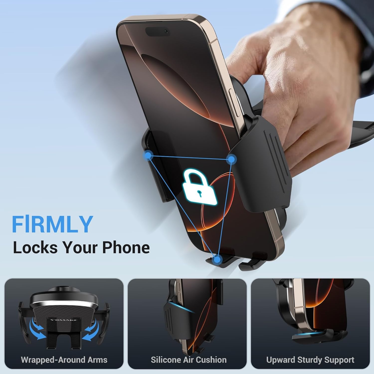 Thumbnail 6 de VIIMAKE Car Phone Mount: Universal CD Slot Holder for 4–6.8 inch Smartphones