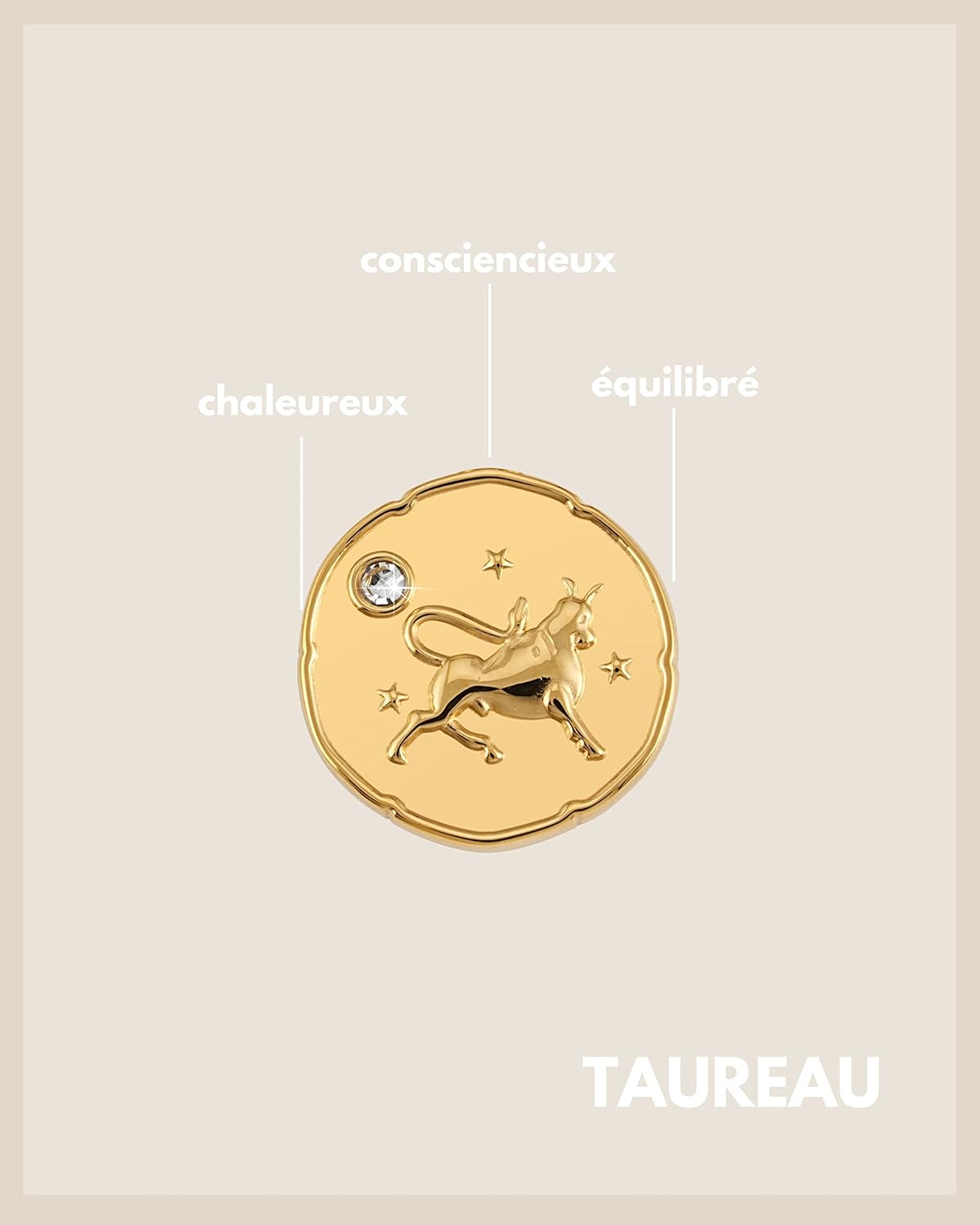 Thumbnail 1 de GD GOOD.designs collier en or 18K, pierre de naissance
