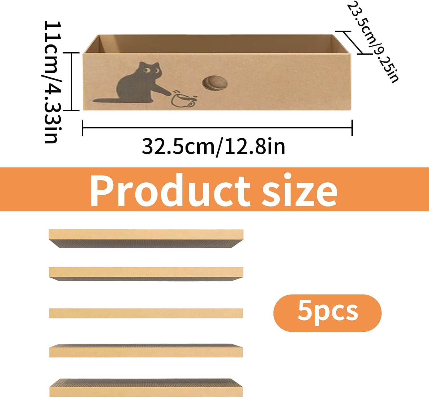 Detalle de 5-in-1 Cat Scratching Pad, 5 Boards