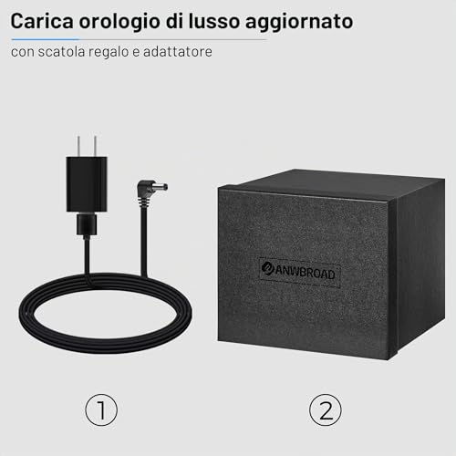 Thumbnail 8 de ANWBROAD Carica Orologi Automatici a 3 Rotori – 4 Modalità di Rotazione e Motore Mabuchi Silenzioso