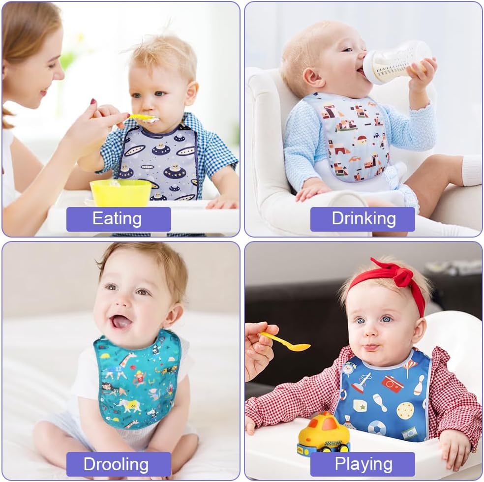 Thumbnail 5 de Aolso Baby Feeding Bibs 7pcs waterproof