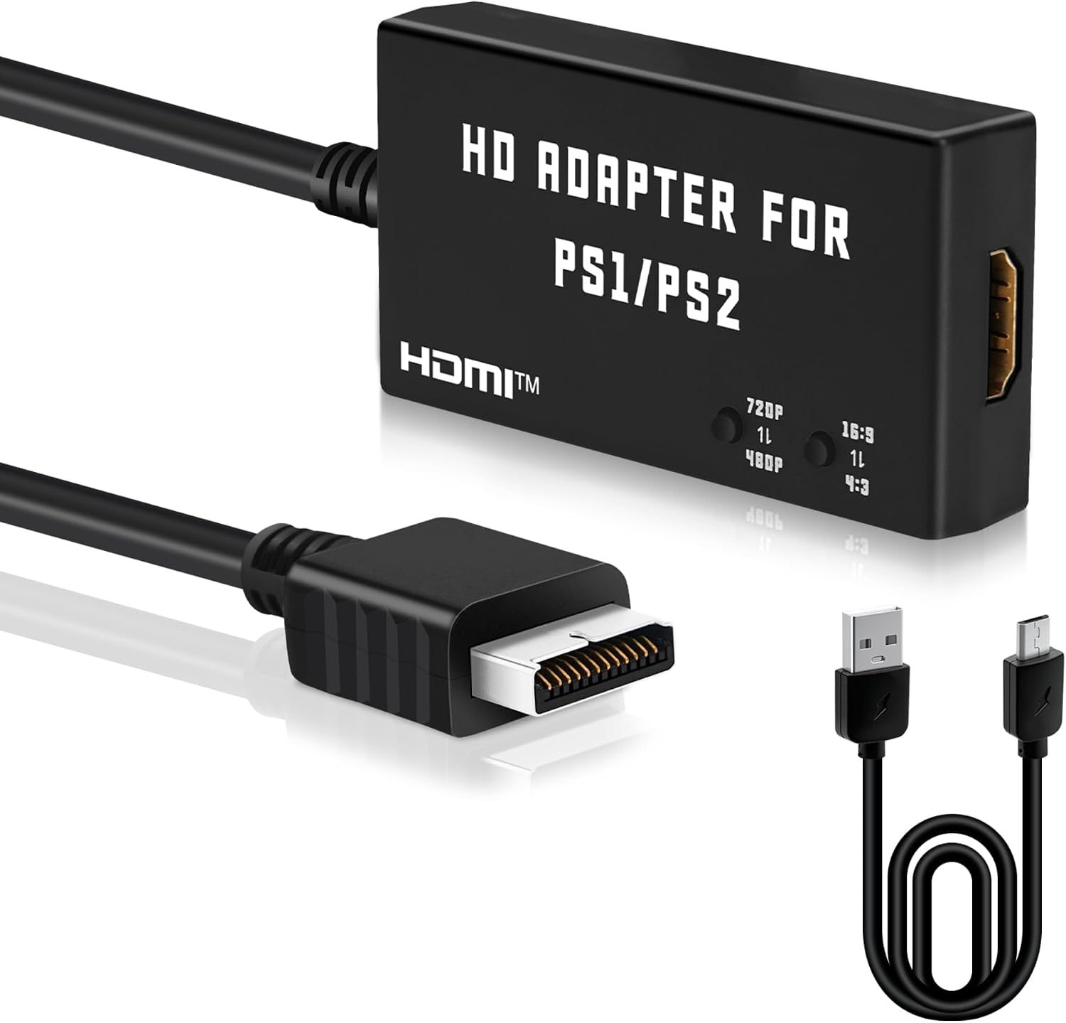 Detalle de Mcbazel PS1/PS2 HDMI Adapter 720p