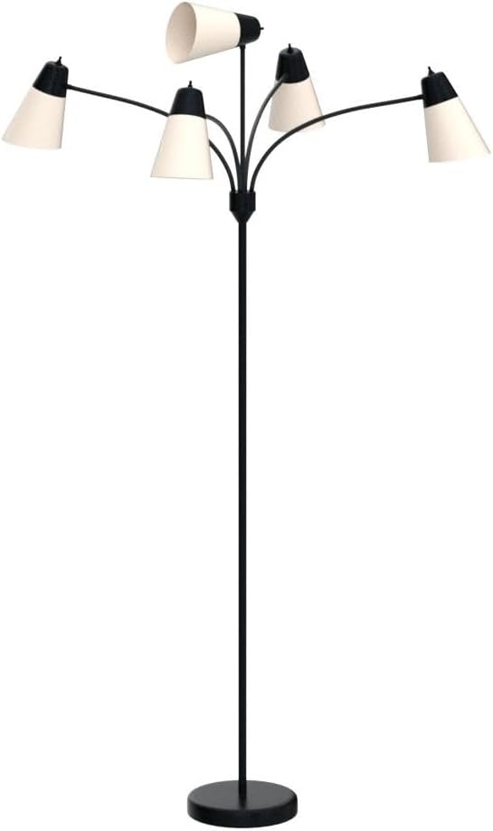 Detalle de LED Floor Lamp with 5 Adjustable Arms