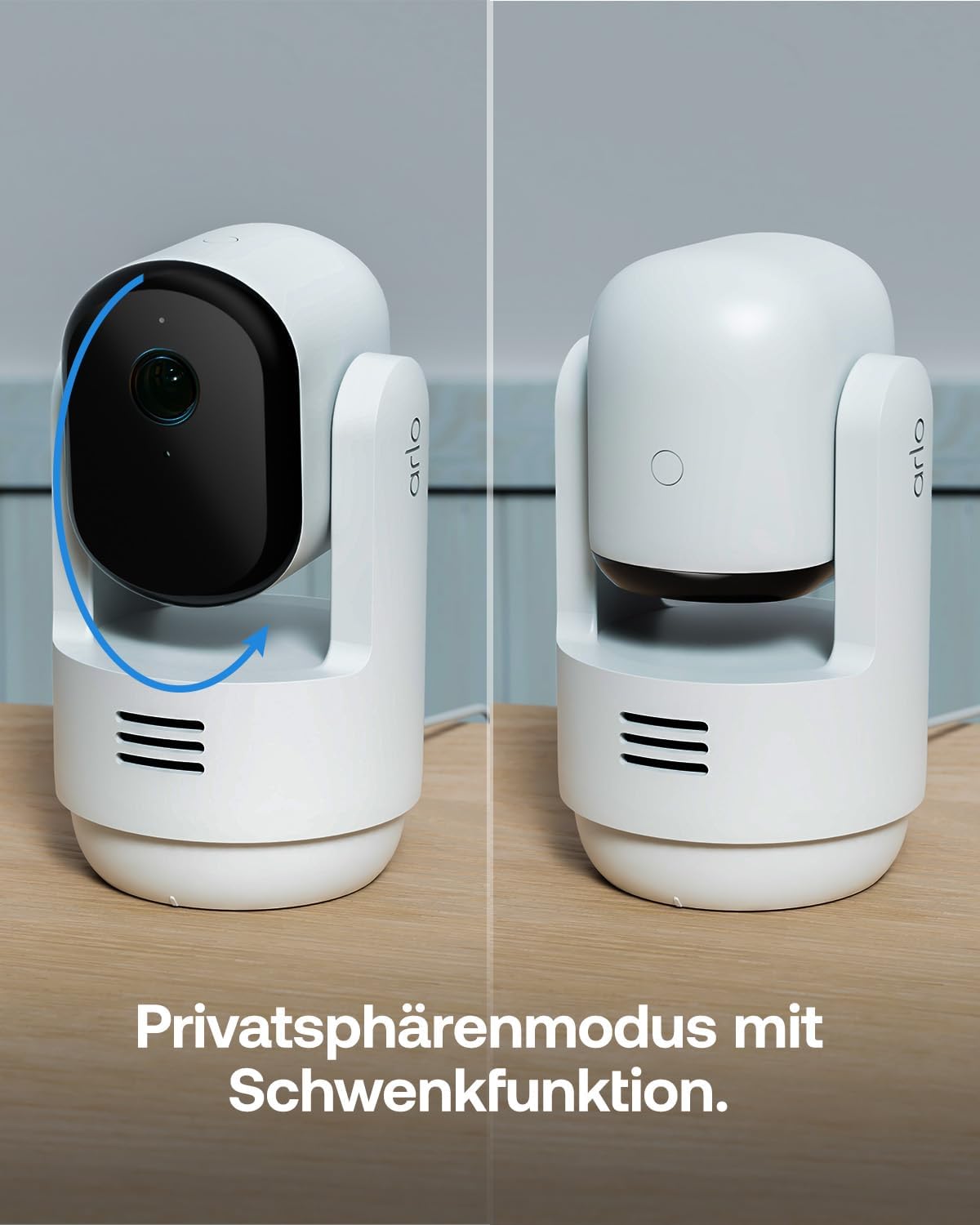 Thumbnail 3 de Arlo Indoor 3 HD PTZ Überwachungskamera Set – 2er Pack, 360° schwenkbar, 2-Wege-Audio, kabelgebunden