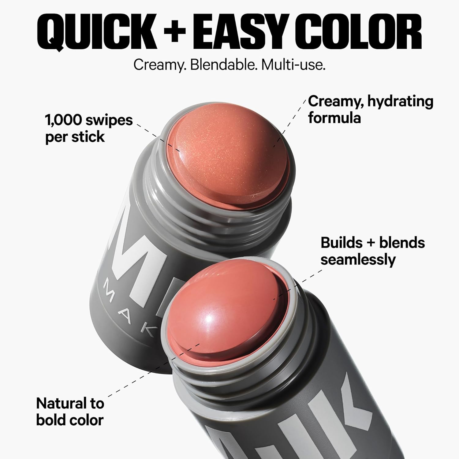 Thumbnail 1 de Milk Makeup Lip + Cheek Stick — buildable cream blush and lip color with mango butter and avocado oil