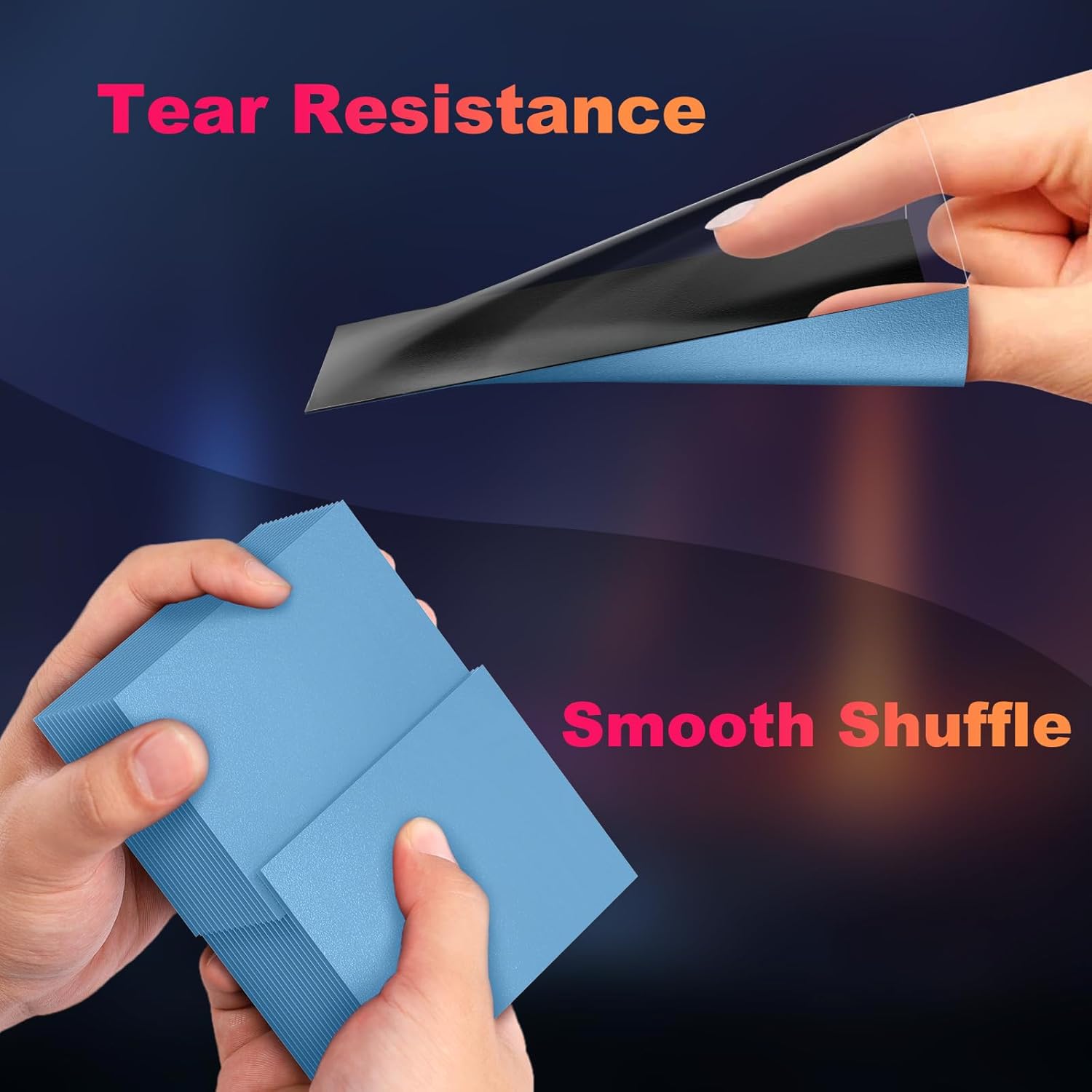 Detalle 2 de 1200 Pack Card Sleeves: Matte Dual Trading Card Sleeves with Opaque Back