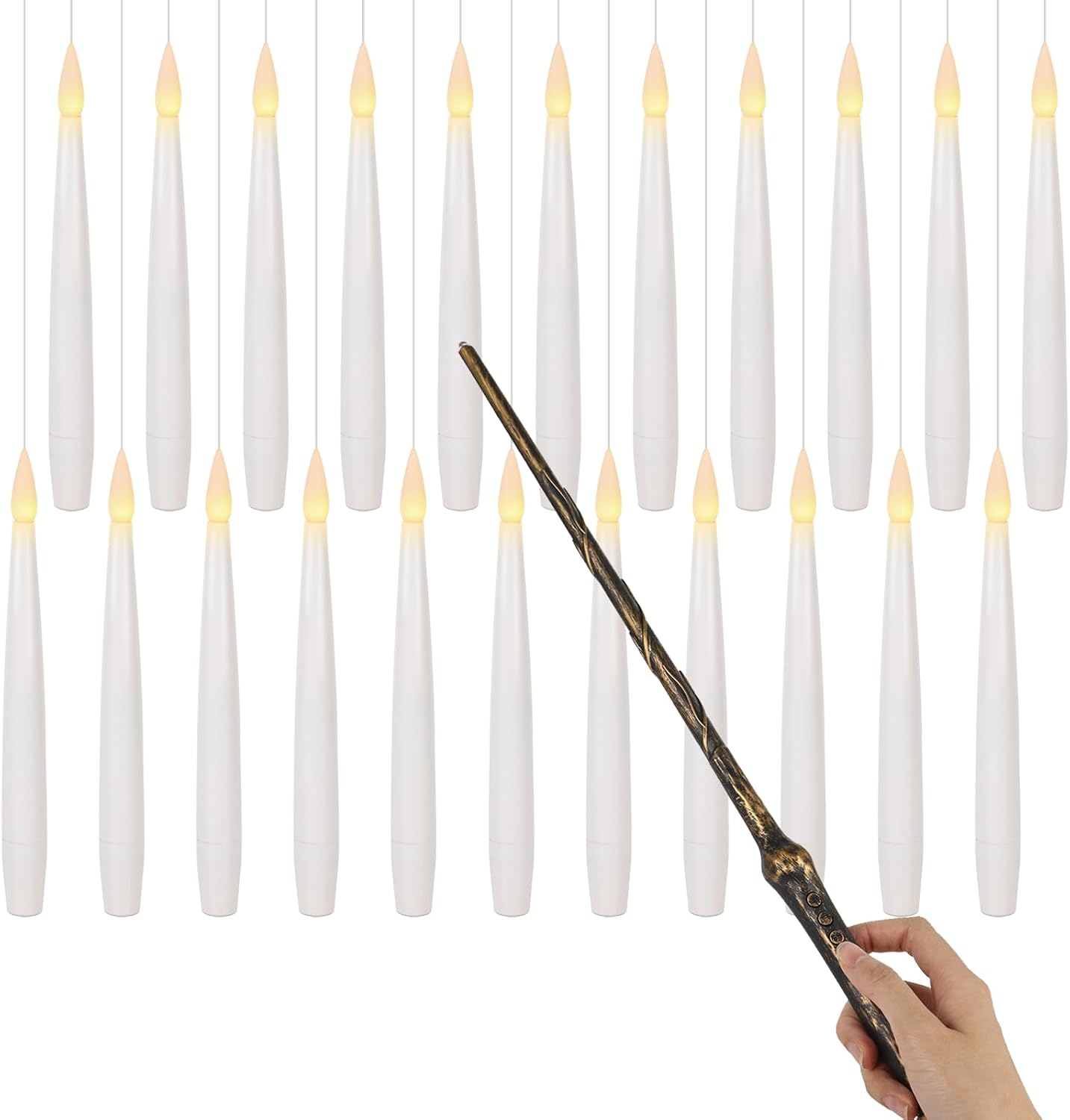 Thumbnail 6 de Eldnacele LED Taper Candles with Timer ⛪