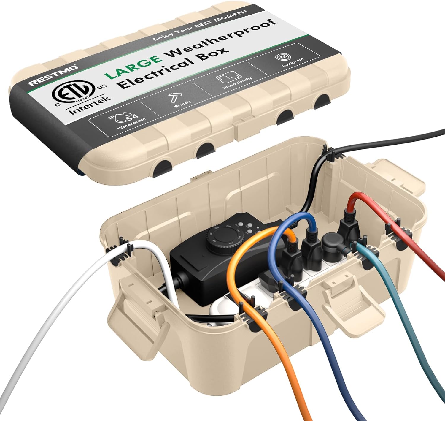 RESTMO Extra Large Waterproof Electrical Box 12.6in