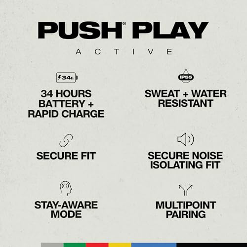 Detalle 2 de Écouteurs Skullcandy Push Play Active