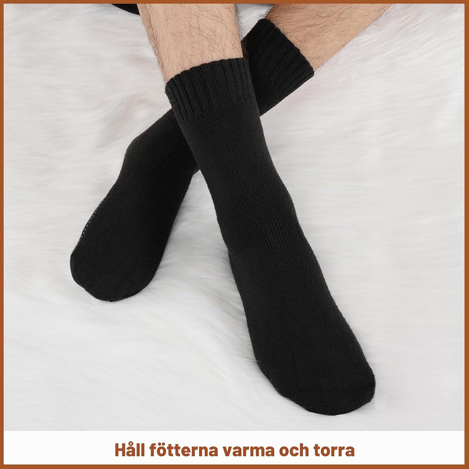 Thumbnail 6 de Stoeury ullstrumpor, 2 par – tjocka och termoreglerande för vinter
