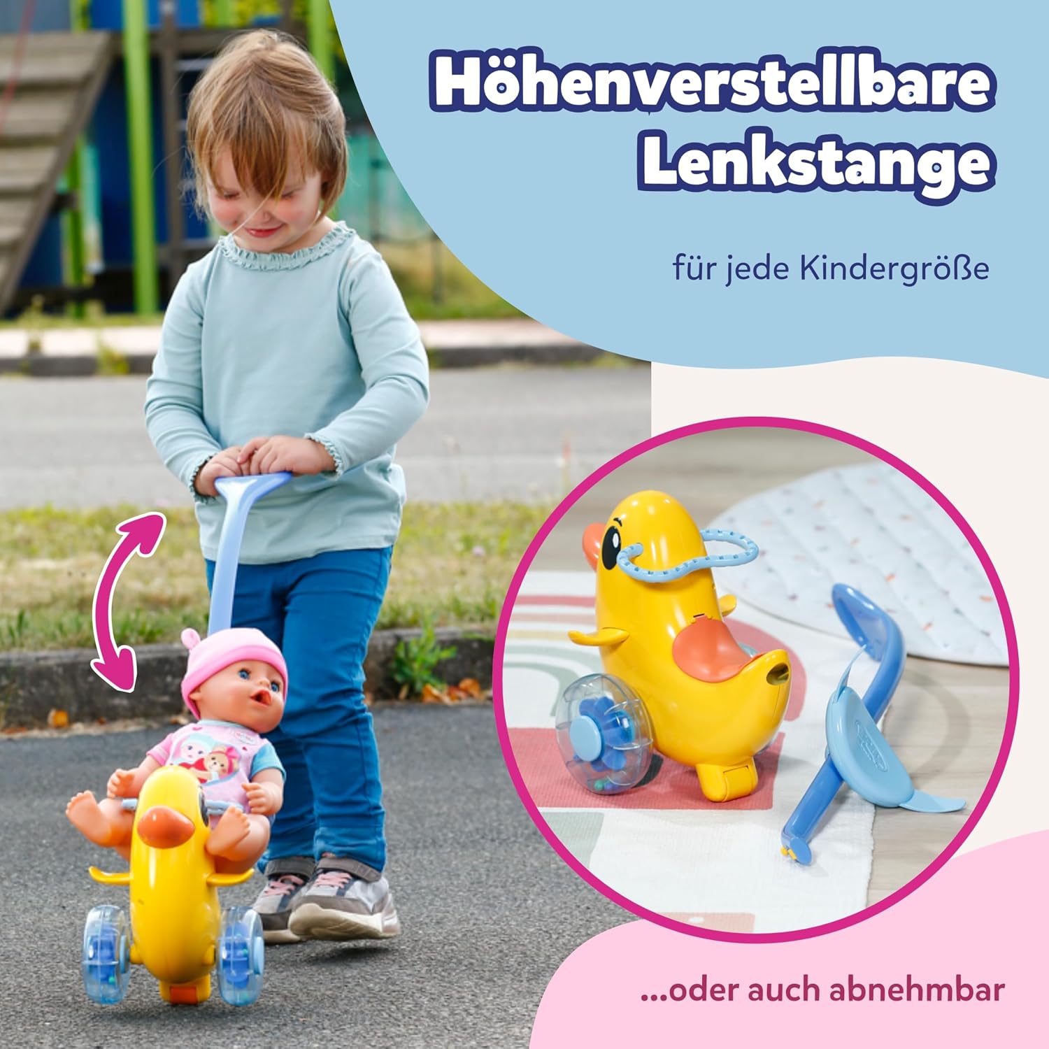 Detalle de Baby born Schiebe-Berta 36 43 cm