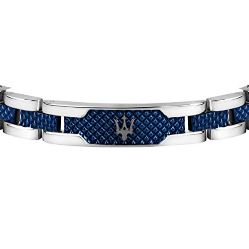 Thumbnail 1 de Maserati Bracelet homme JEWELS en Acier inoxydable avec PVD gris et bleu – JM419ASC02