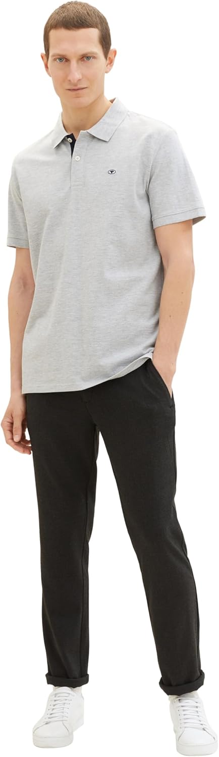 Thumbnail 2 de TOM TAILOR Herren Basic Piqué Poloshirt – klassischer Regular Fit mit besticktem Logo
