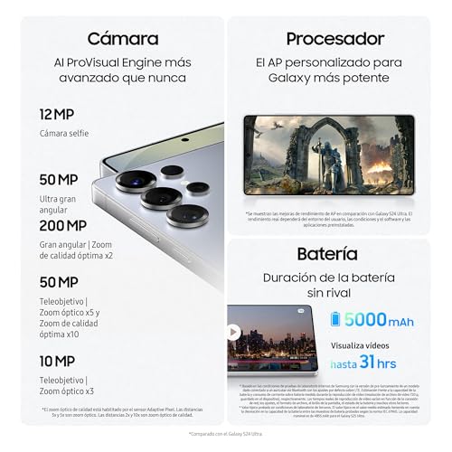Thumbnail 6 de Samsung Galaxy S25 Ultra 512GB Teléfono móvil con IA 200MP