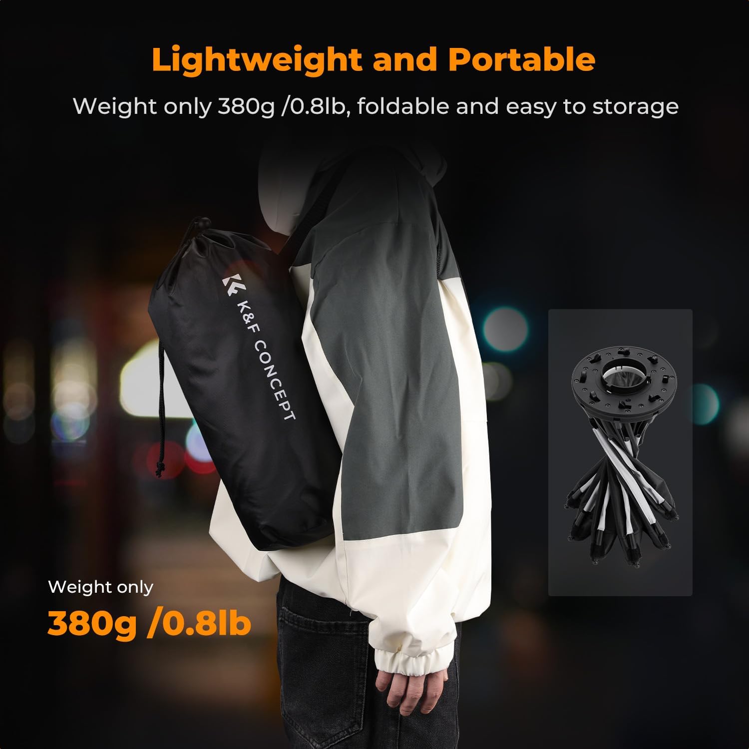Thumbnail 4 de K&F CONCEPT Mini Softbox Parabol 40 cm