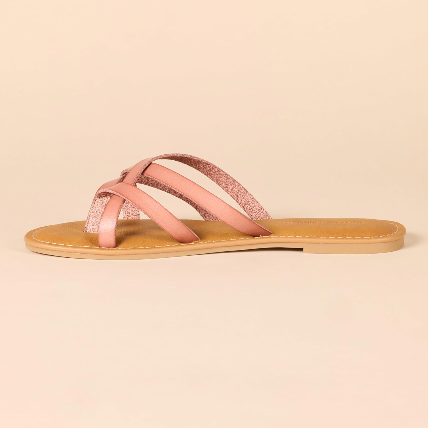 Thumbnail 2 de Amazon Essentials Damen Flache Riemchensandale zum Hineinschlüpfen mit Memory-Schaum