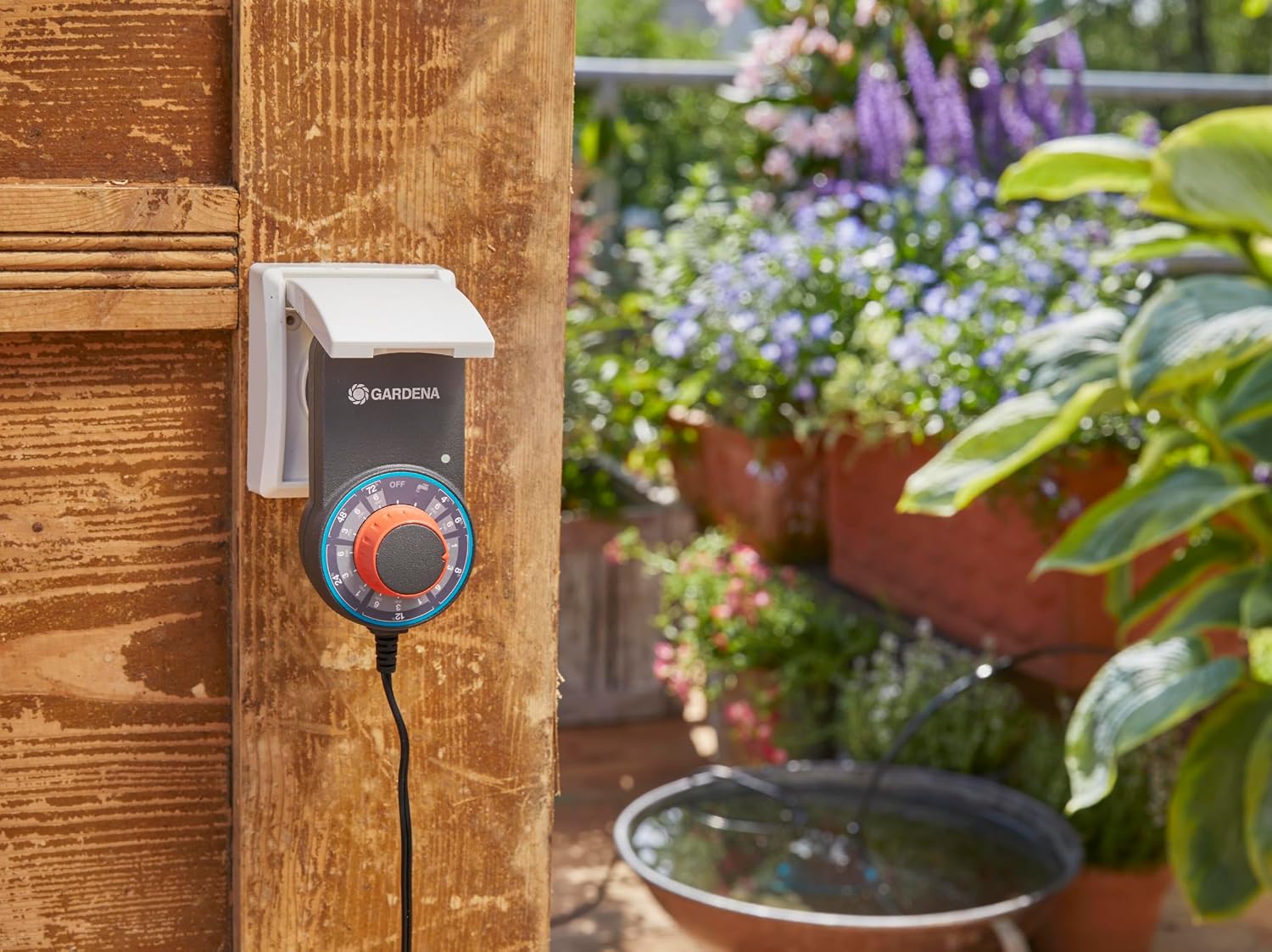 Detalle de Gardena Set da balcone city gardening: kit di irrigazione per fioriere, fino a 6 m