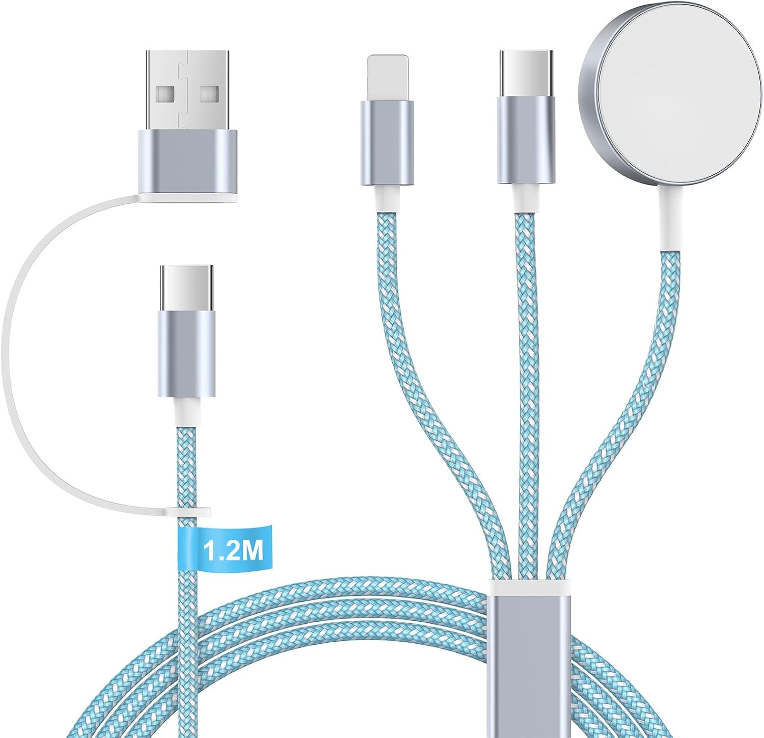 Detalle de Ladekabel 3 in 2 für Apple Watch und iPhone