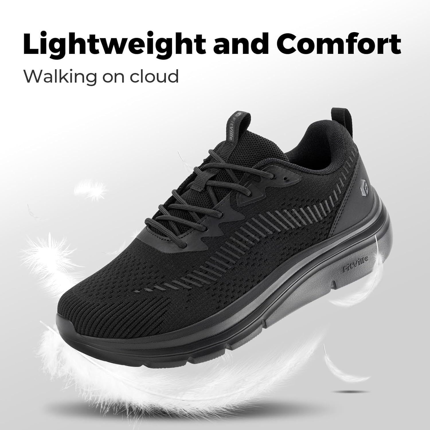 Thumbnail 4 de FitVille Walkingschuhe Herren Extra Weite – Atmungsaktive Sneaker für breite Füße