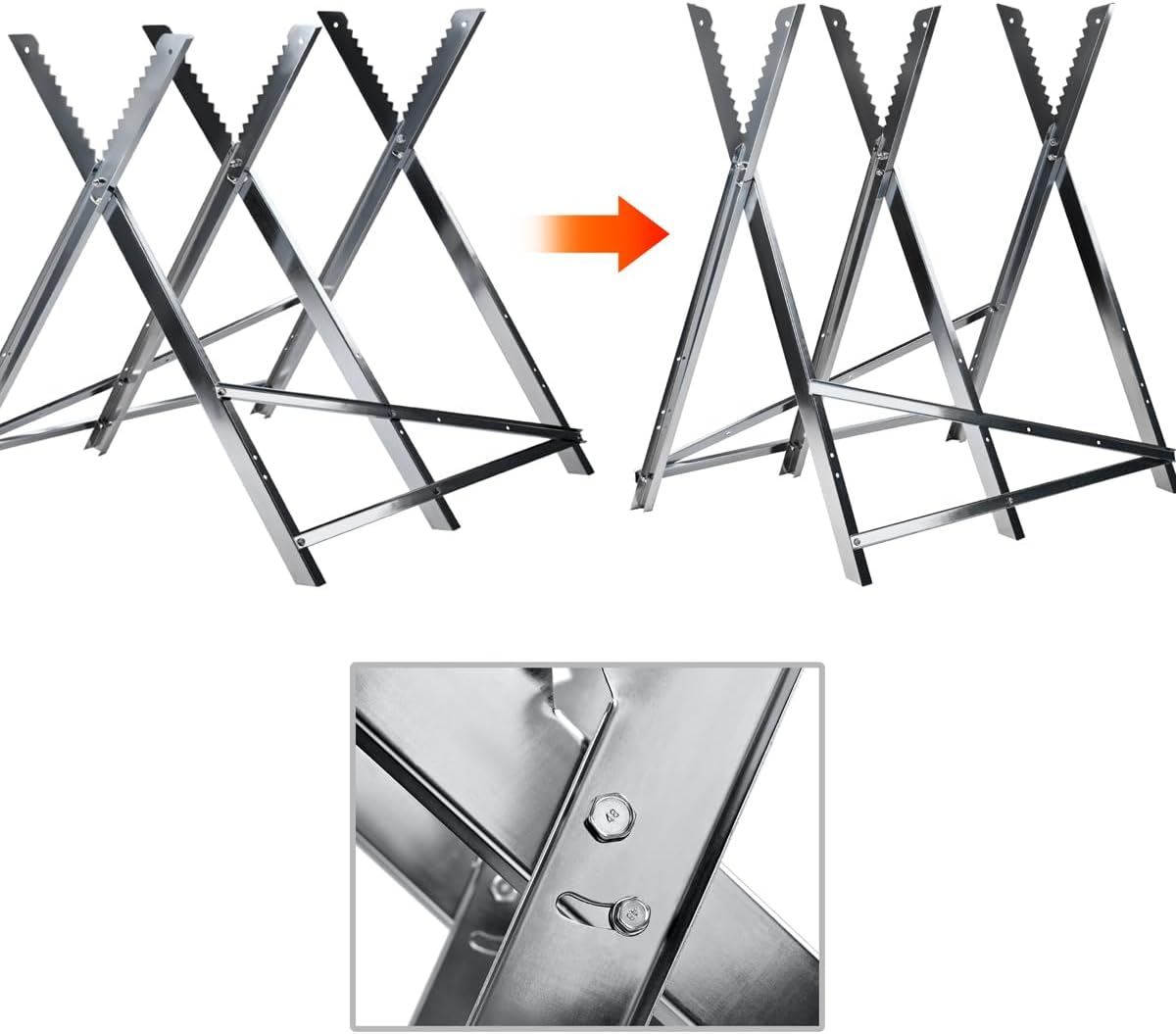 Thumbnail 5 de T-LoVendo Caballete plegable para serrar 40 cm