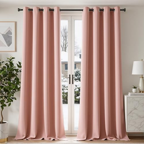 Detalle de TOPICK Rideau 140x26 Tente rose