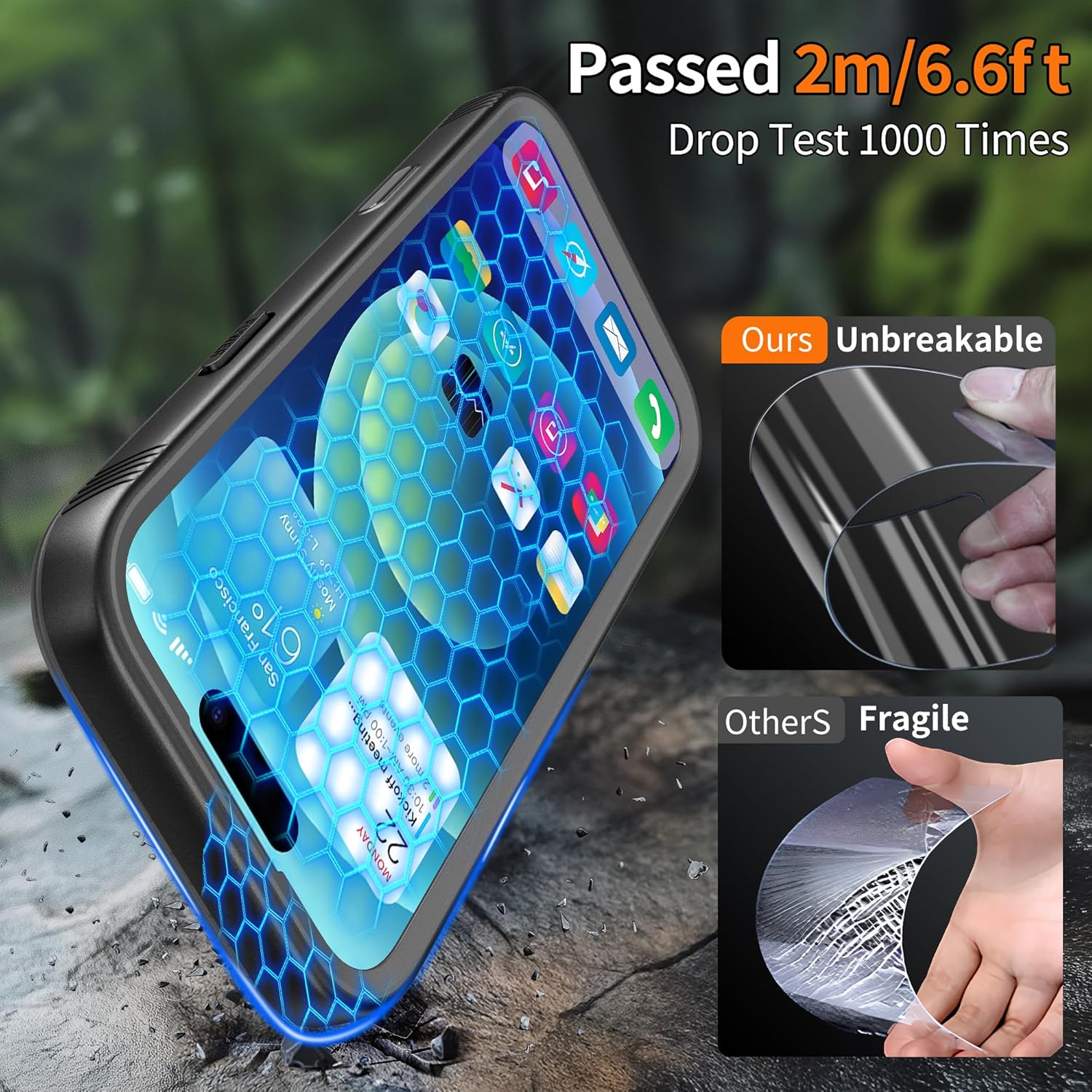 Thumbnail 3 de Cozycase TOP Waterproof Case for iPhone 17: Ultra-Rugged, 360° Protection