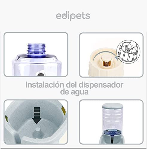 Thumbnail 1 de Edipets Dispensador automático para gatos y perros (Pack 2) – 3.8 L cada uno