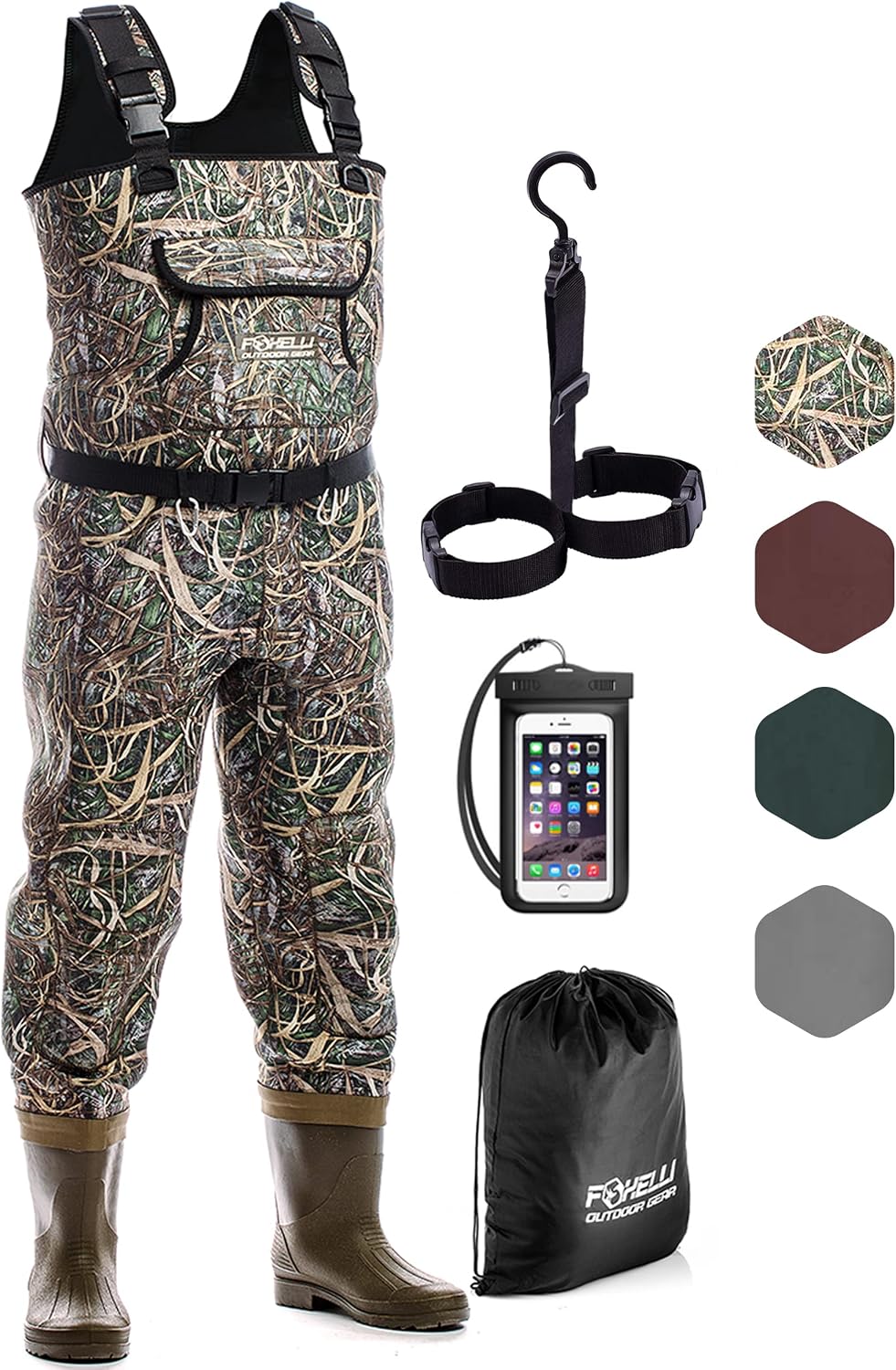 Detalle de Foxelli Chest Waders 4mm Neoprene