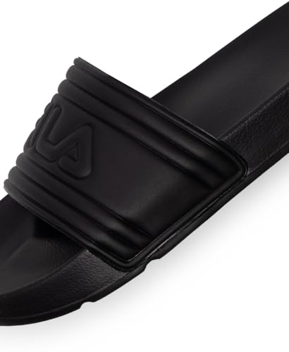 Detalle de FILA Morro Bay Slipper: Sandalia Hombre Negra, 41 EU