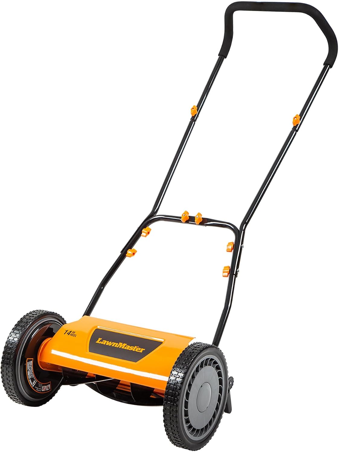 Detalle de LawnMaster LMRM1401 14-Inch 5-Blade Push Reel Lawn Mower