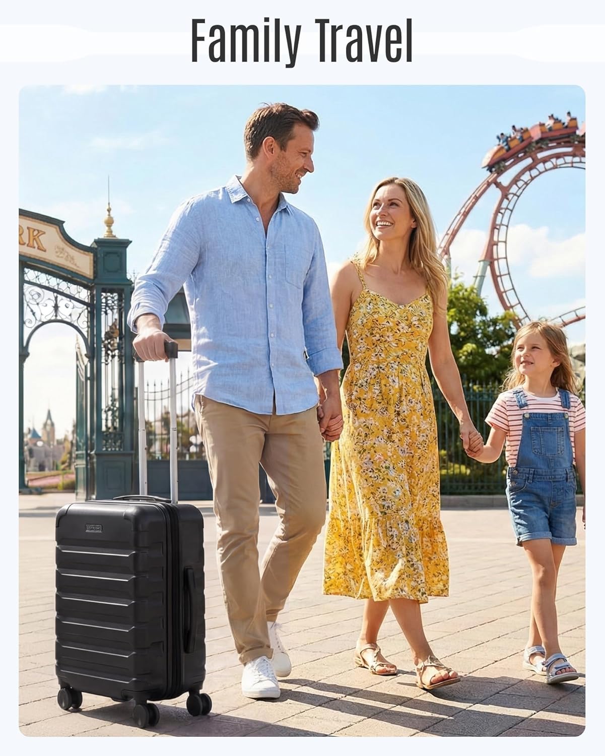 Thumbnail 6 de LIGHT FLIGHT 20-Inch Expandable Cabin Suitcase (ABS) – Lightweight 33L to 41L Carry-On with 360° Wheels