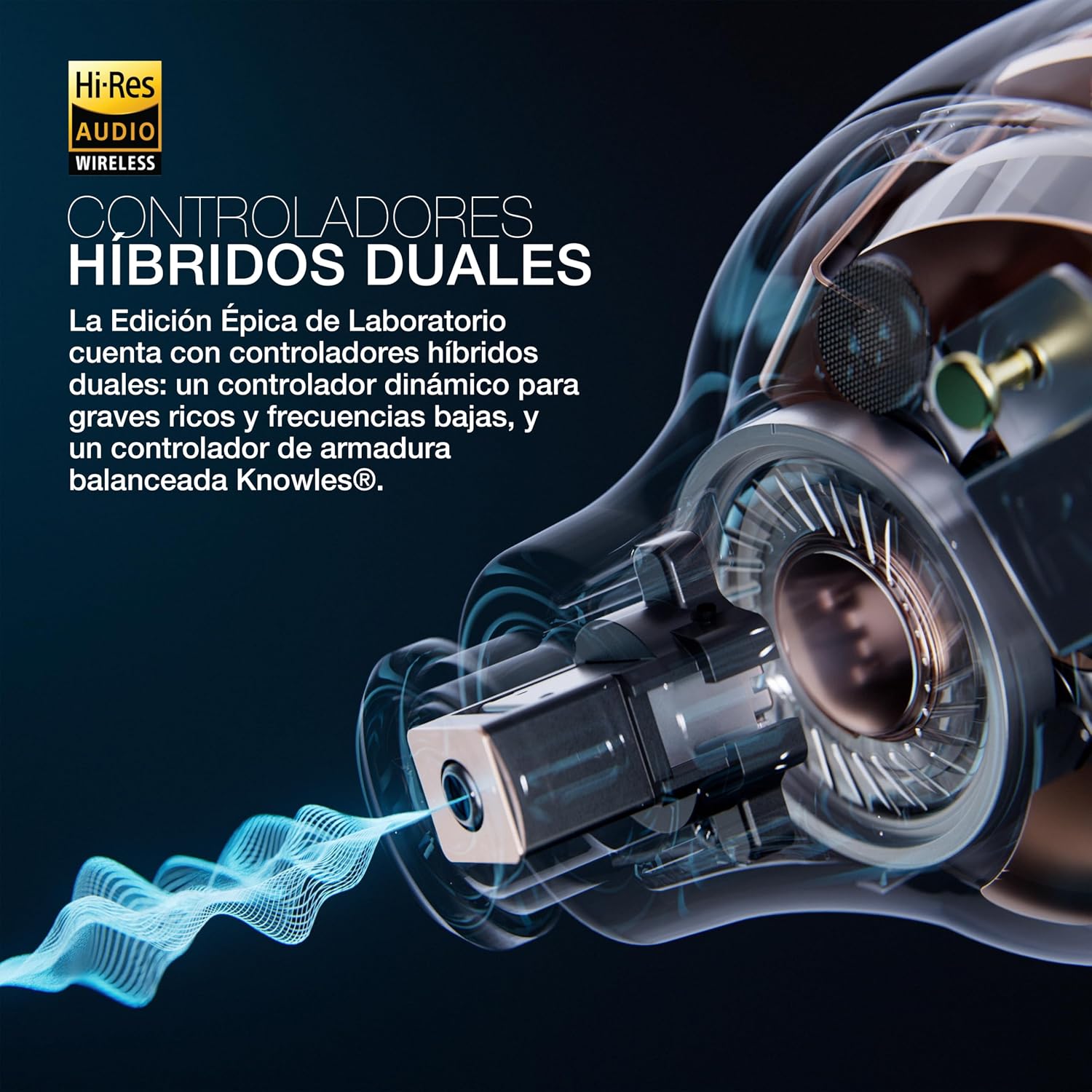 Detalle 2 de JLab Epic Lab Edition: Auriculares inalámbricos con ANC