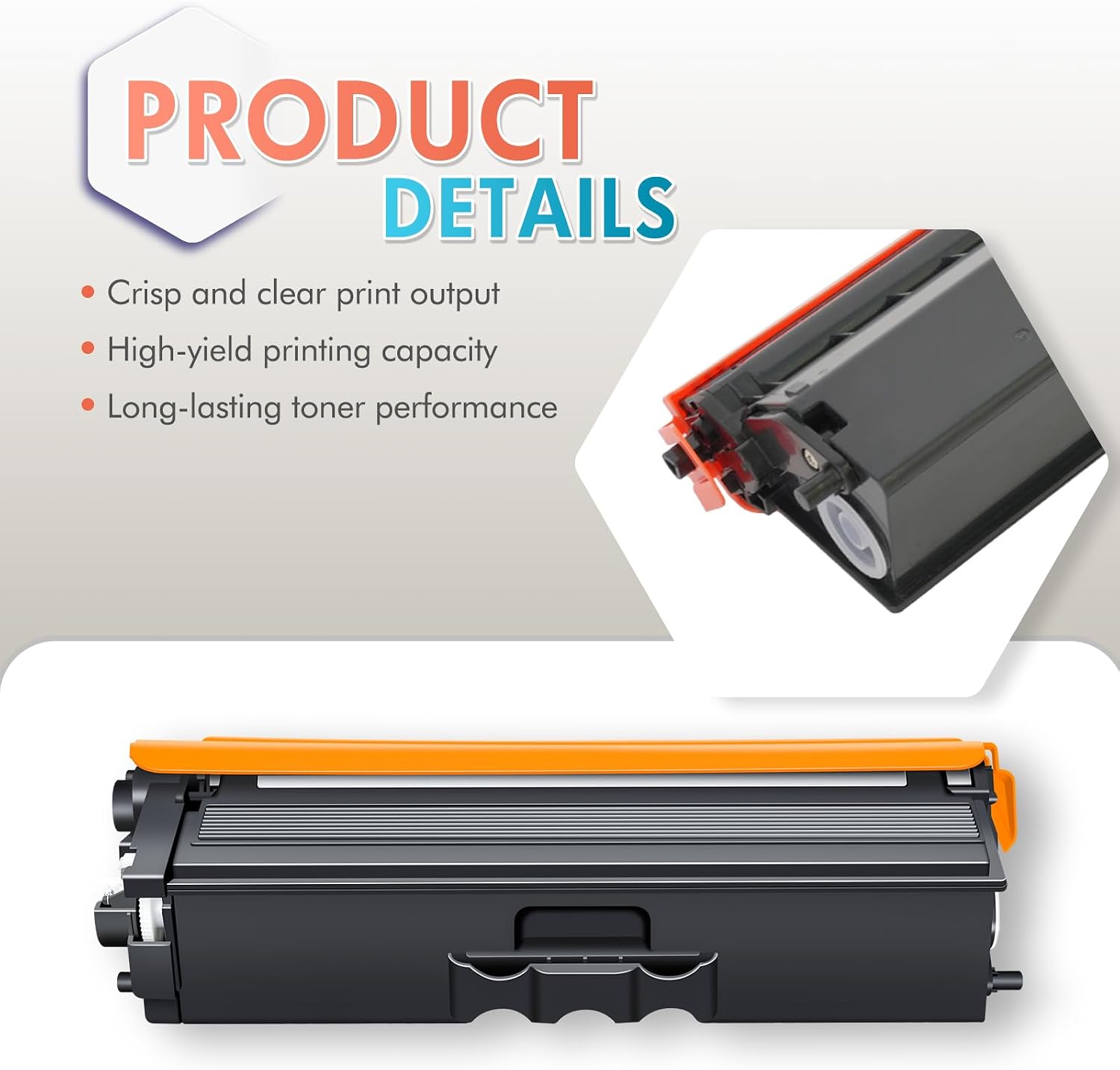 Detalle de TN433 Compatible Toner Cartridge Set