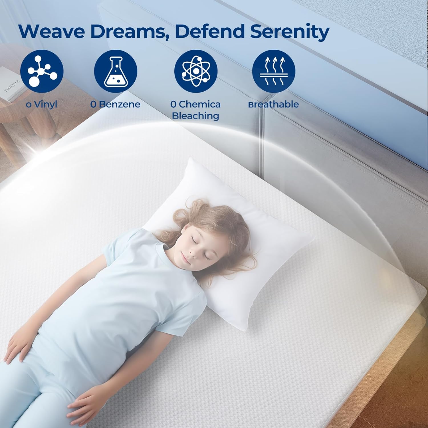 Detalle 1 de TASTELIFE Full Mattress Protector, 54 x 75 Inches