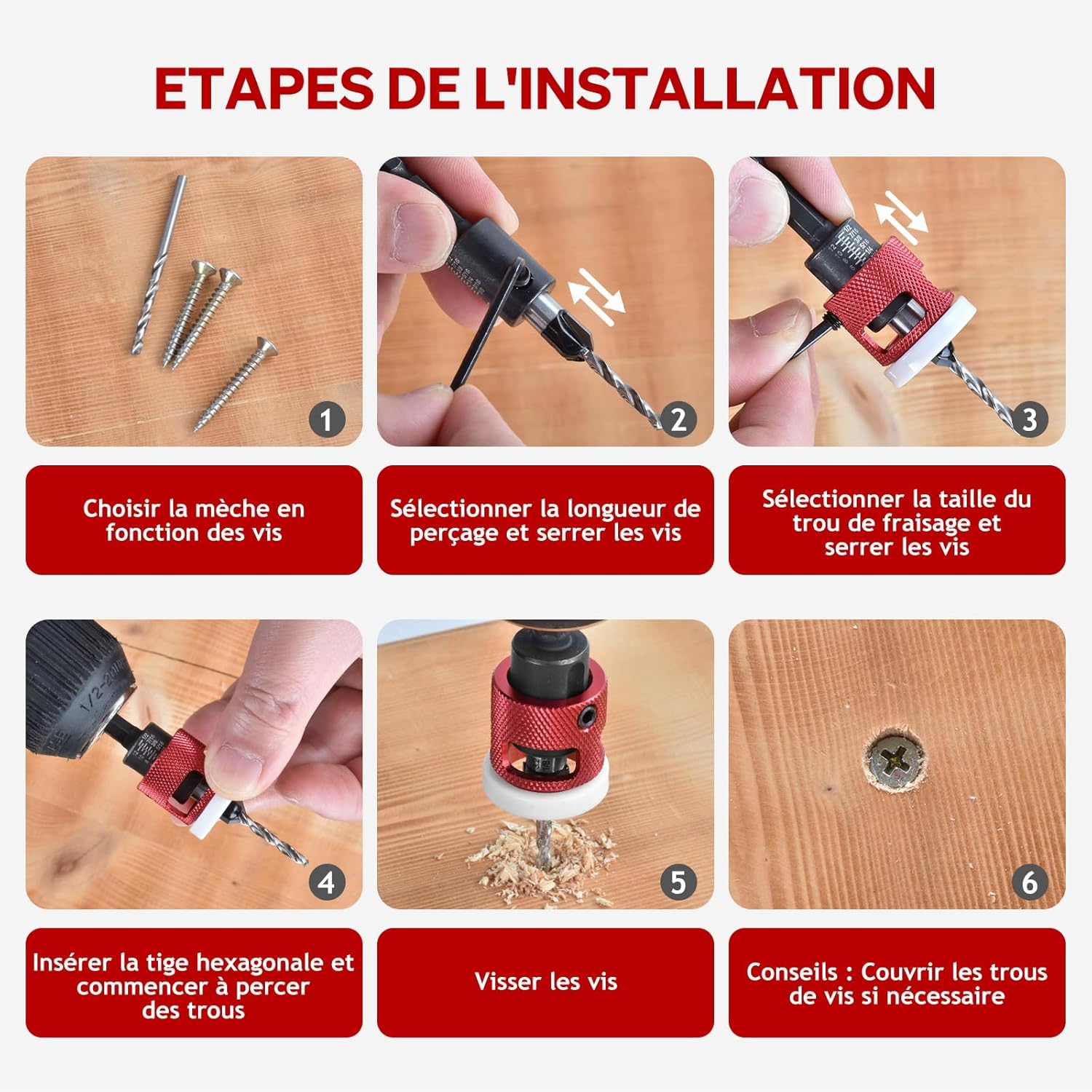 Thumbnail 3 de Punte svasatore legno 82° 15 pezzi