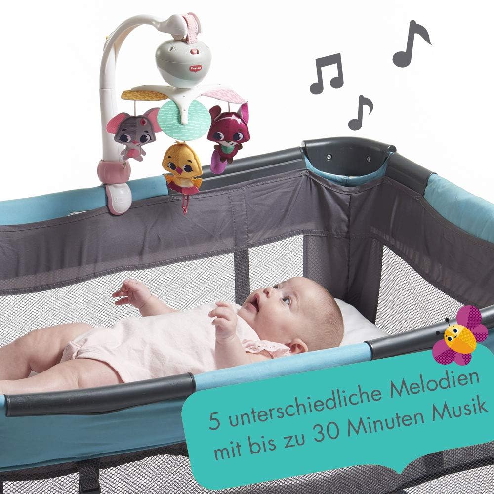 Detalle de Tiny Love Take Along Mobile 3-in-1 Musik Mobile für Babybett – Tiny Princess Tales