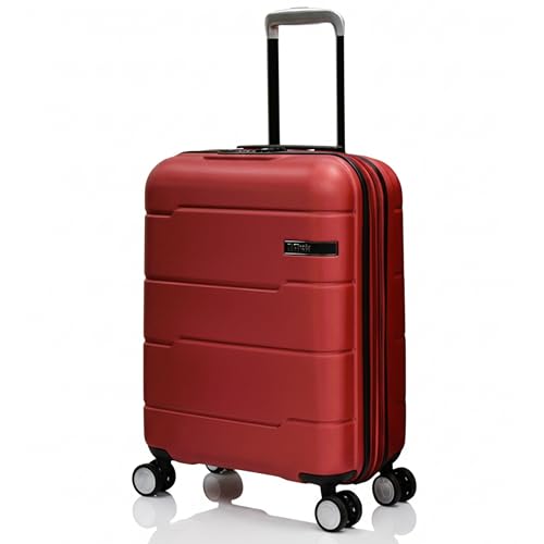 Detalle de Maleta de Cabina Rígida 55x40x20 cm Expandible de Unik REVOLUTION – 41L, ABS ligero, 4 ruedas, TSA y 2,8 kg (Coral)
