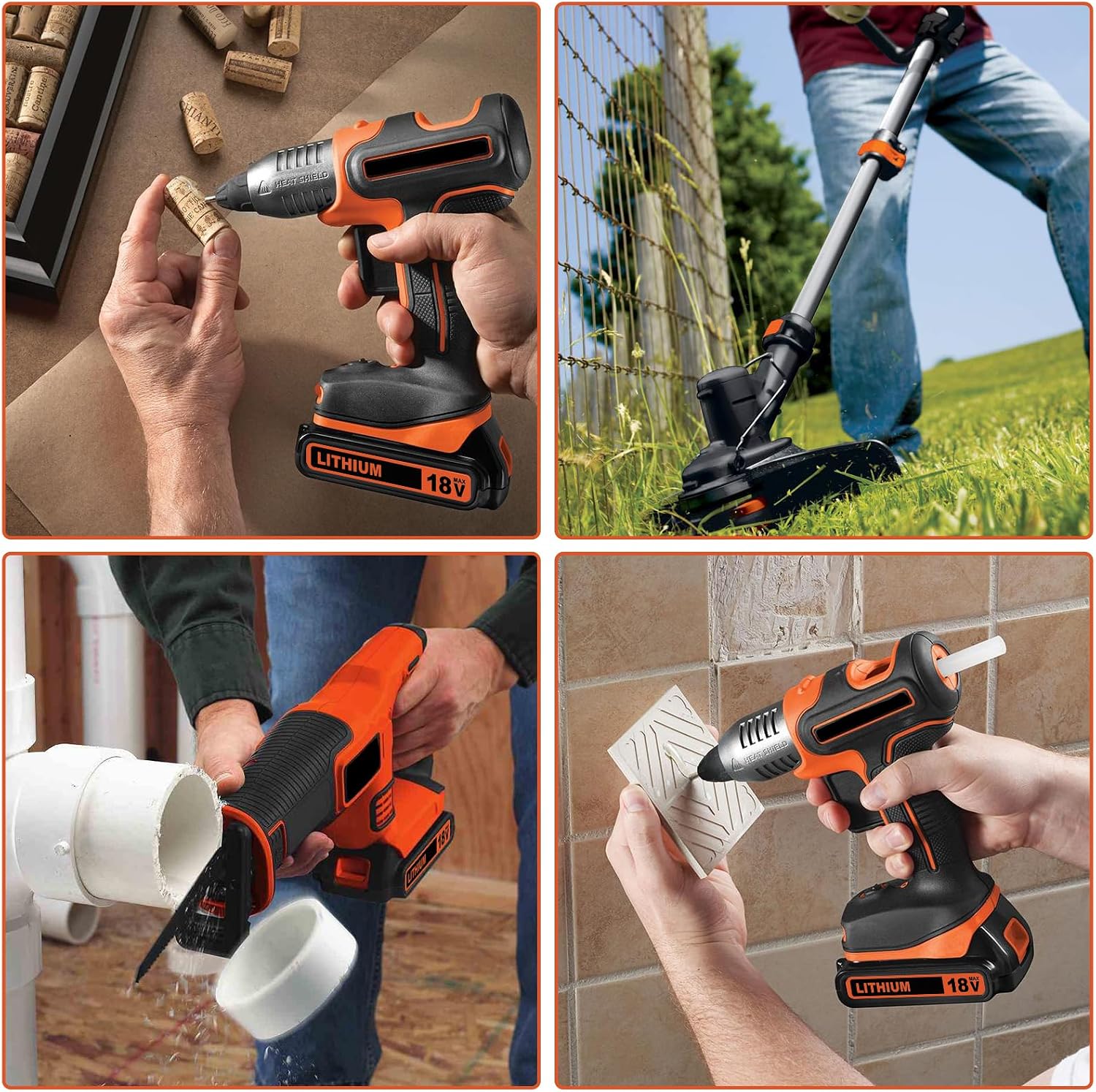 Thumbnail 6 de TOPBATT 2x Batterie di ricambio 18V 3000mAh per Black Decker – compatibilità ampia e sicurezza integrata