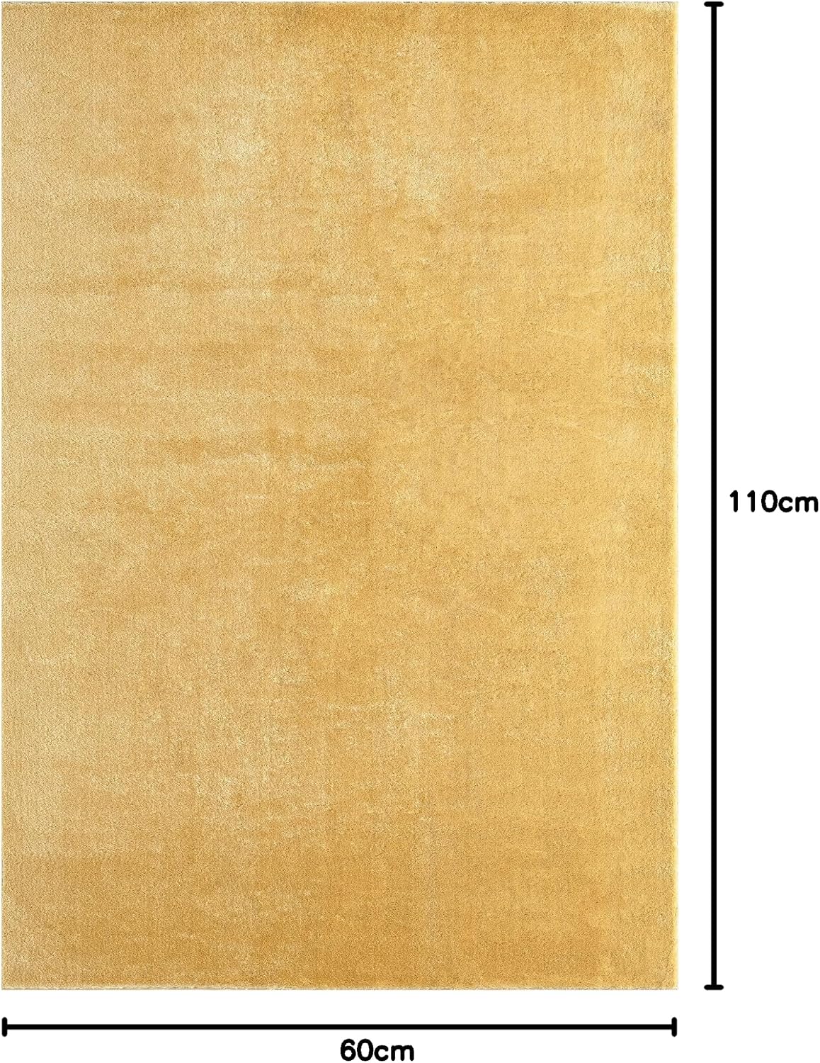 Thumbnail 1 de the carpet Relax - Alfombra Antideslizante y Lavable Oro 60x110cm