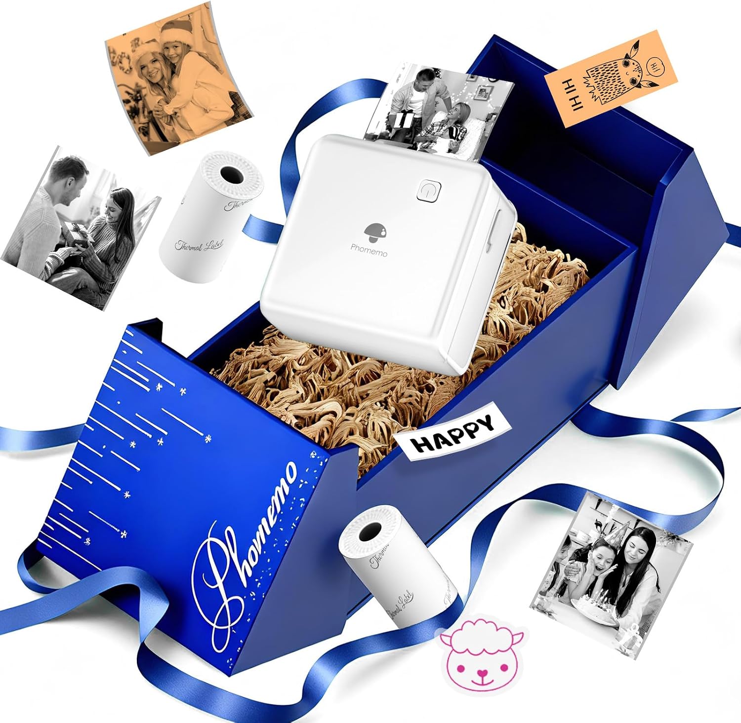Detalle de Phomemo P2S mini sticker printer 300dpi