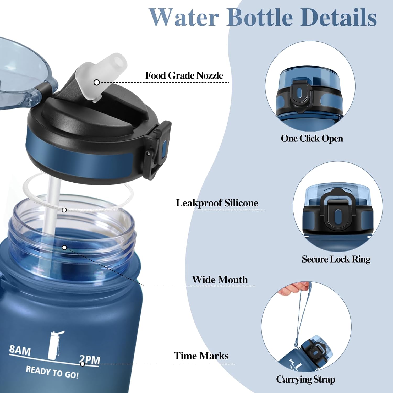 Thumbnail 1 de Motswedi Gourde Sport 1000ml sans BPA