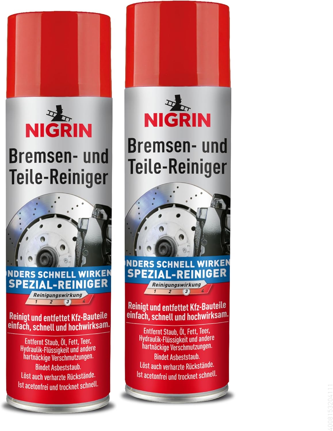 Thumbnail 6 de NIGRIN Bremsen- und Teile-Reiniger – acetonfrei, 6 x 500 ml