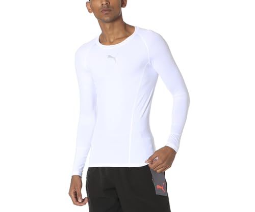 Detalle de PUMA Liga Baselayer Tee LS vêtements fonctionnels pour homme ⚙