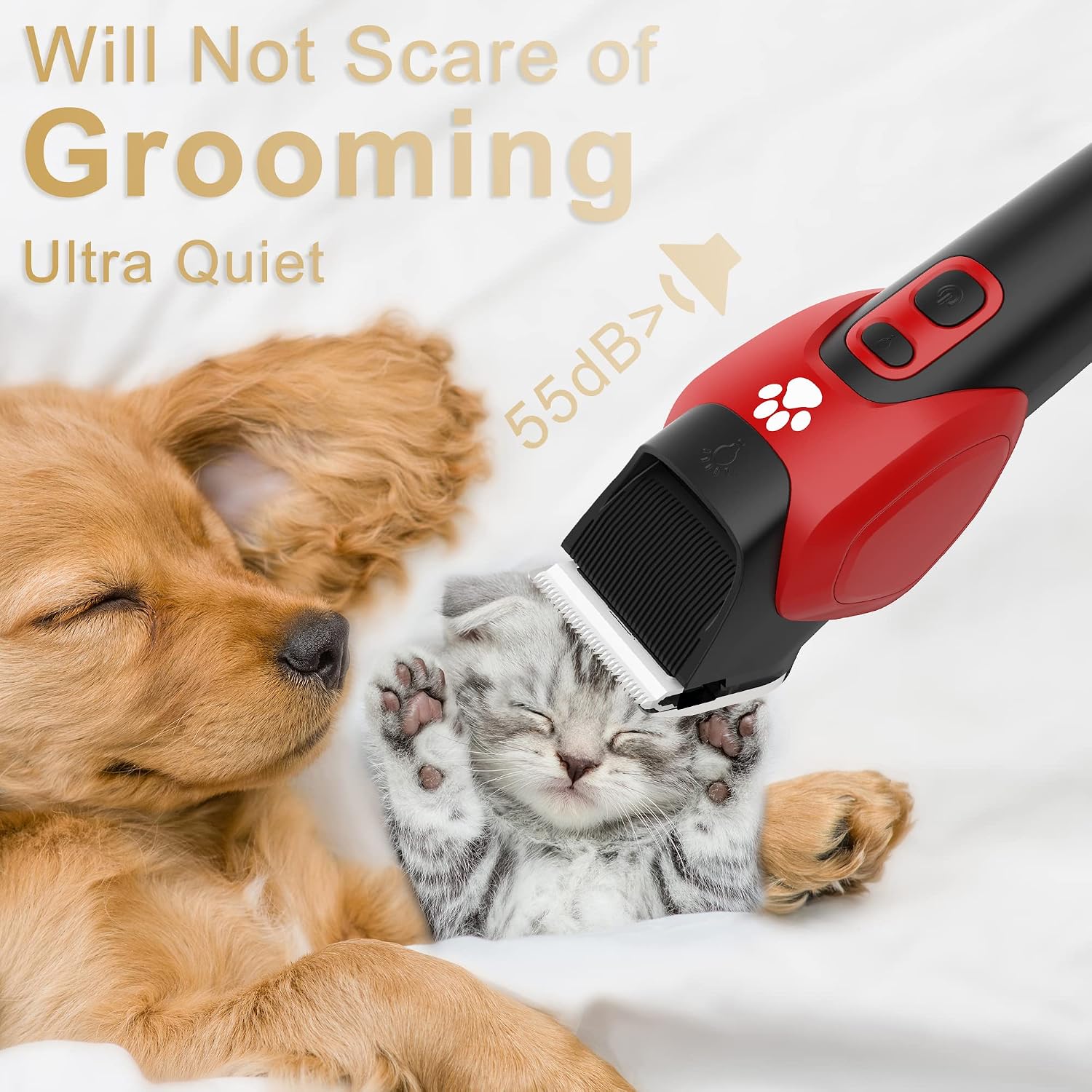 Thumbnail 1 de Solimpia Profi Hundeschermaschine – leiser kabelloser Tierhaarschneider für Hund und Katze
